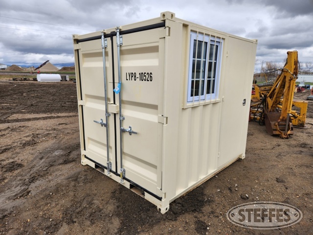 Container storage shed